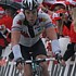 Kim Kirchen am Ziel der zweiten Etappe der Tour de Suisse 2008